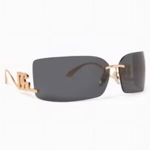 Dolce & Gabbana Black and Gold Sunglasses